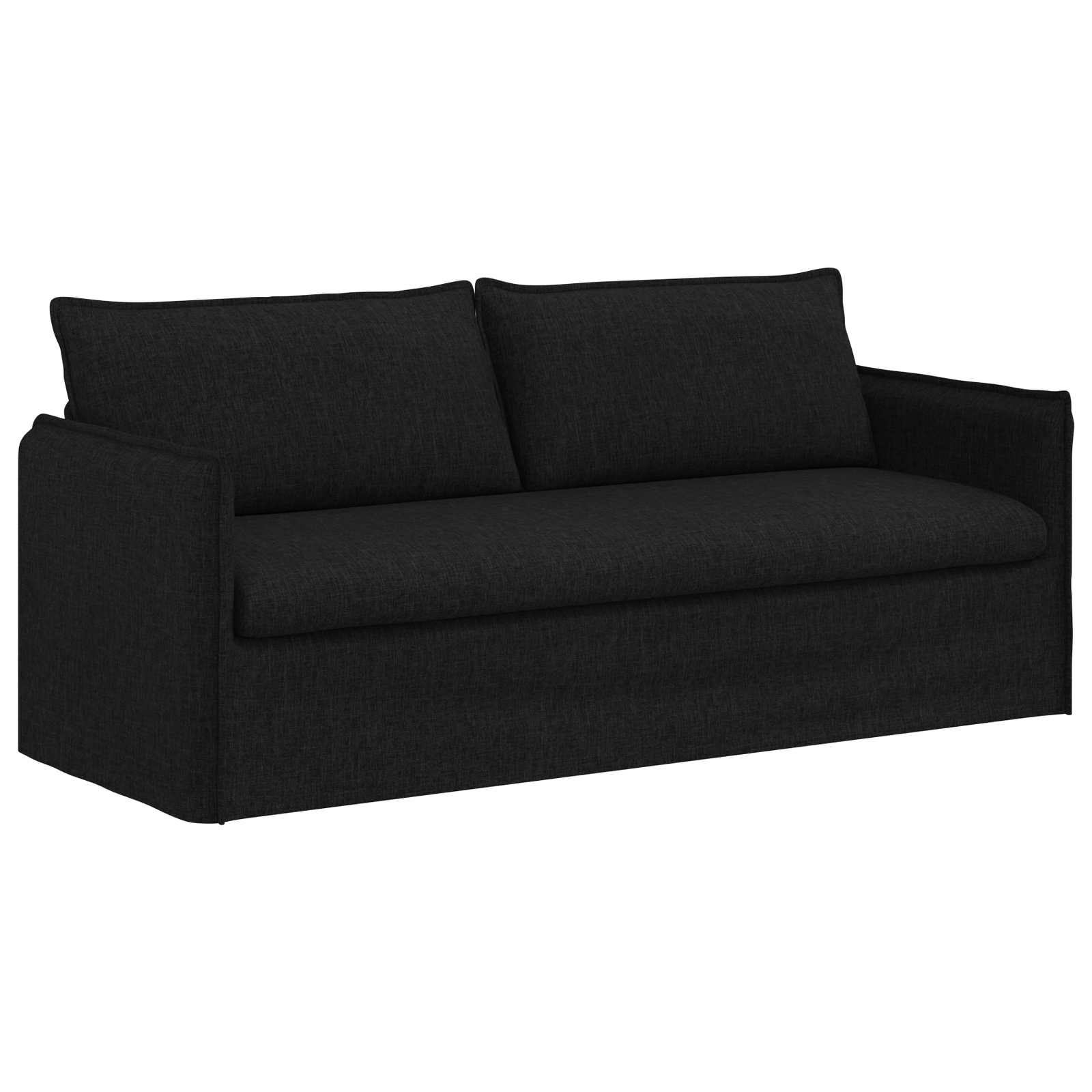 Thumbnail - vidaXL Sofa Schwarz 196 x 82 x 85 cm Stoff