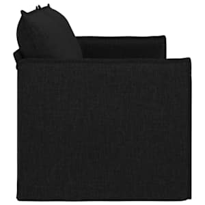 Pohovka Černá 196 x 82 x 85 cm textil - obrázek 5