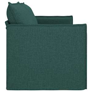Pohovka Tmavě zelená 196 x 82 x 85 cm textil - obrázek 5