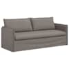 vidaXL Diivan Pruunikashall 196 x 82 x 85 cm kangas