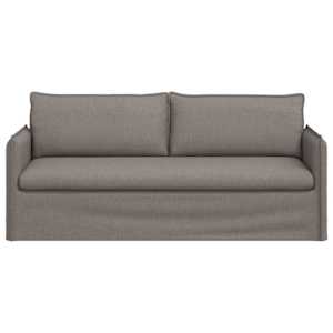 Pohovka Taupe 196 x 82 x 85 cm textil - obrázek 4
