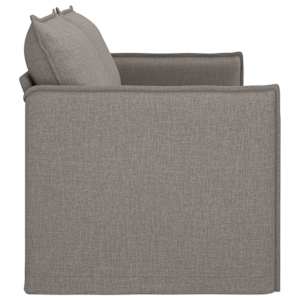 Pohovka Taupe 196 x 82 x 85 cm textil - obrázek 5