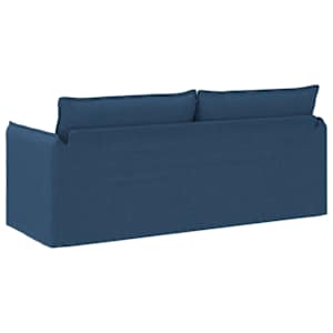 Pohovka Modrá 196 x 82 x 85 cm textil - obrázek 6
