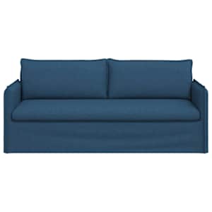 Pohovka Modrá 196 x 82 x 85 cm textil - obrázek 4