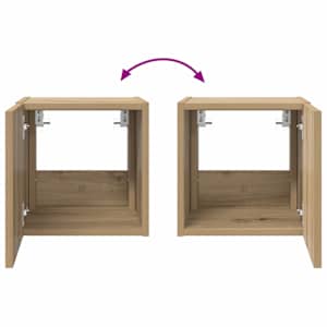 TV wall cabinet Umělecký dub 30,5 x 35 x 30 cm kompozitní dřevo - obrázek 15
