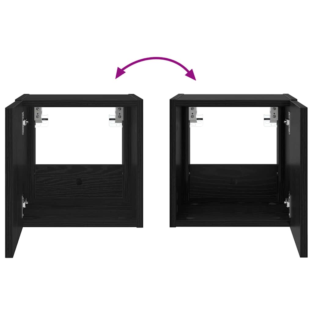 TV wall cabinet Černý dub 30,5 x 35 x 30 cm kompozitní dřevo - obrázek 15