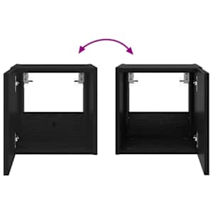 TV wall cabinet Černý dub 30,5 x 35 x 30 cm kompozitní dřevo - obrázek 15