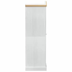 Skříně s policí Bílá 55 x 52 x 170 cm Masivní borové dřevo - obrázek 5