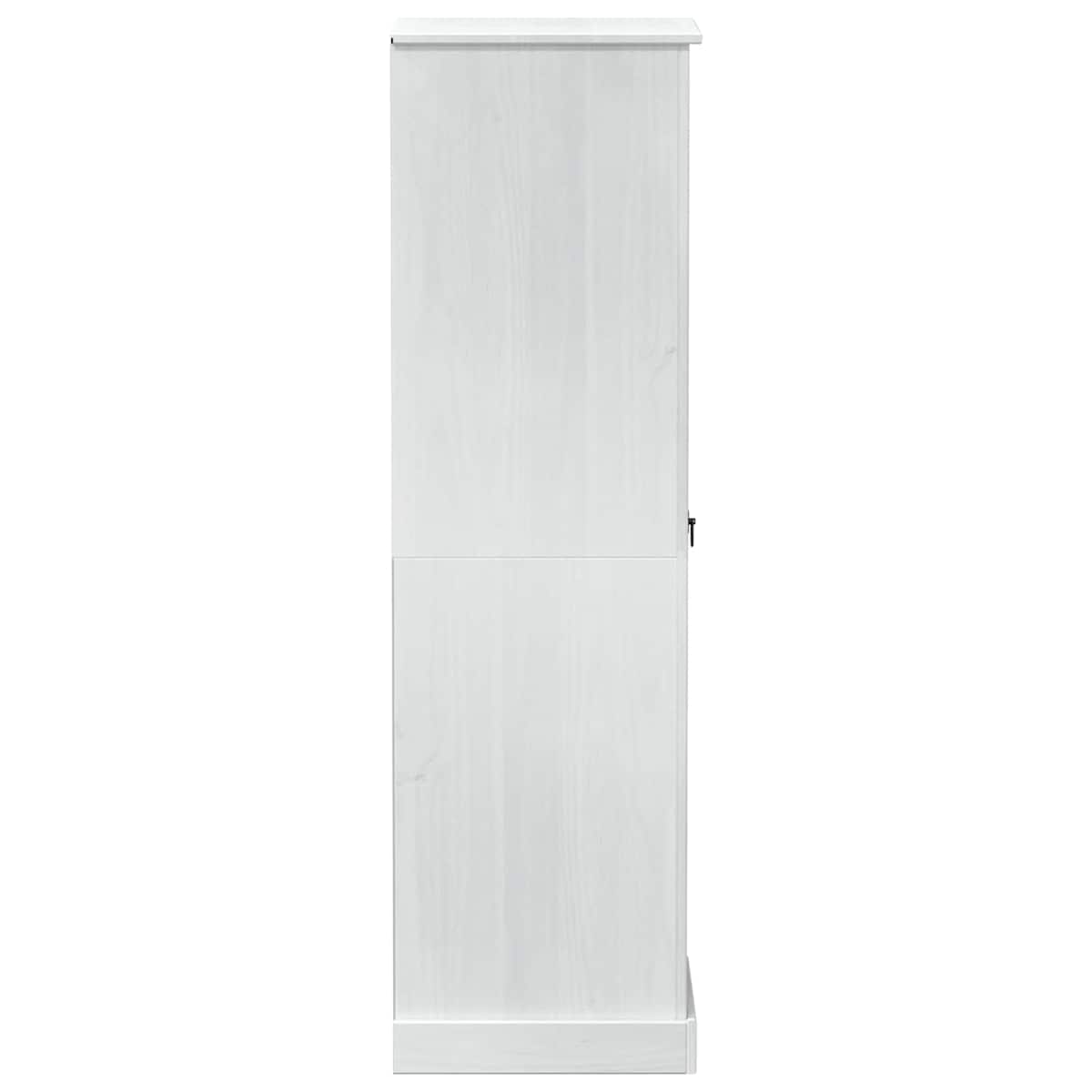 Garderober Hvid 55 x 50 x 170 cm Massiv fyrretræ - Billede 5