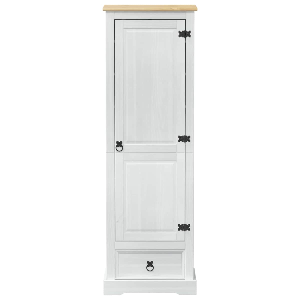 Garderober 55 x 38 x 170 cm Massiv fyrretræ - Billede 4