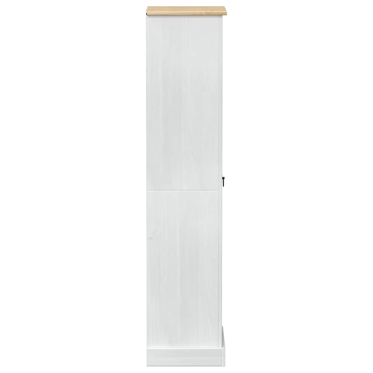 Garderober 55 x 38 x 170 cm Massiv fyrretræ - Billede 5