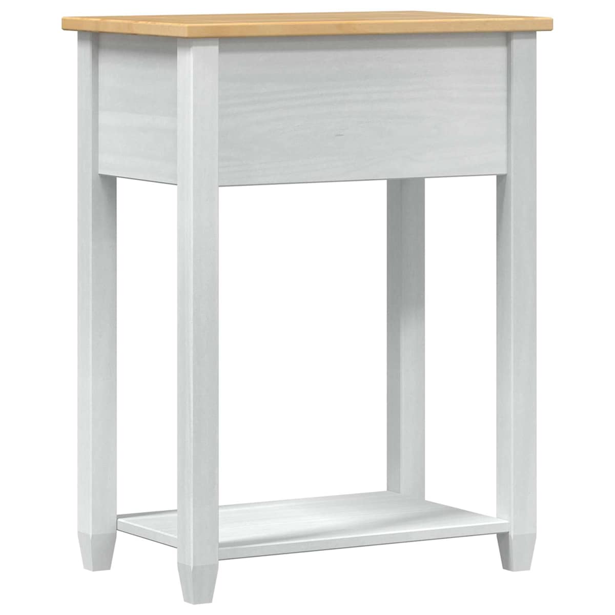 Konsolbord 55 x 35 x 73 cm Massiv fyrretræ - Billede 6