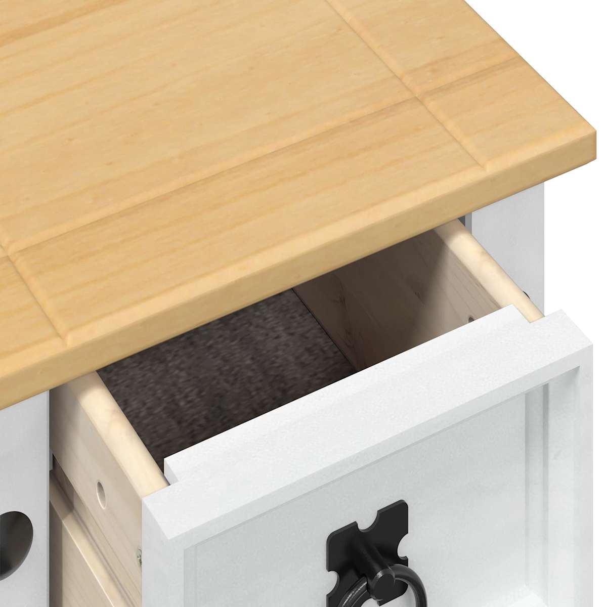Planteholder 30 x 30 x 73 cm Massivt fyrretræ - Billede 7