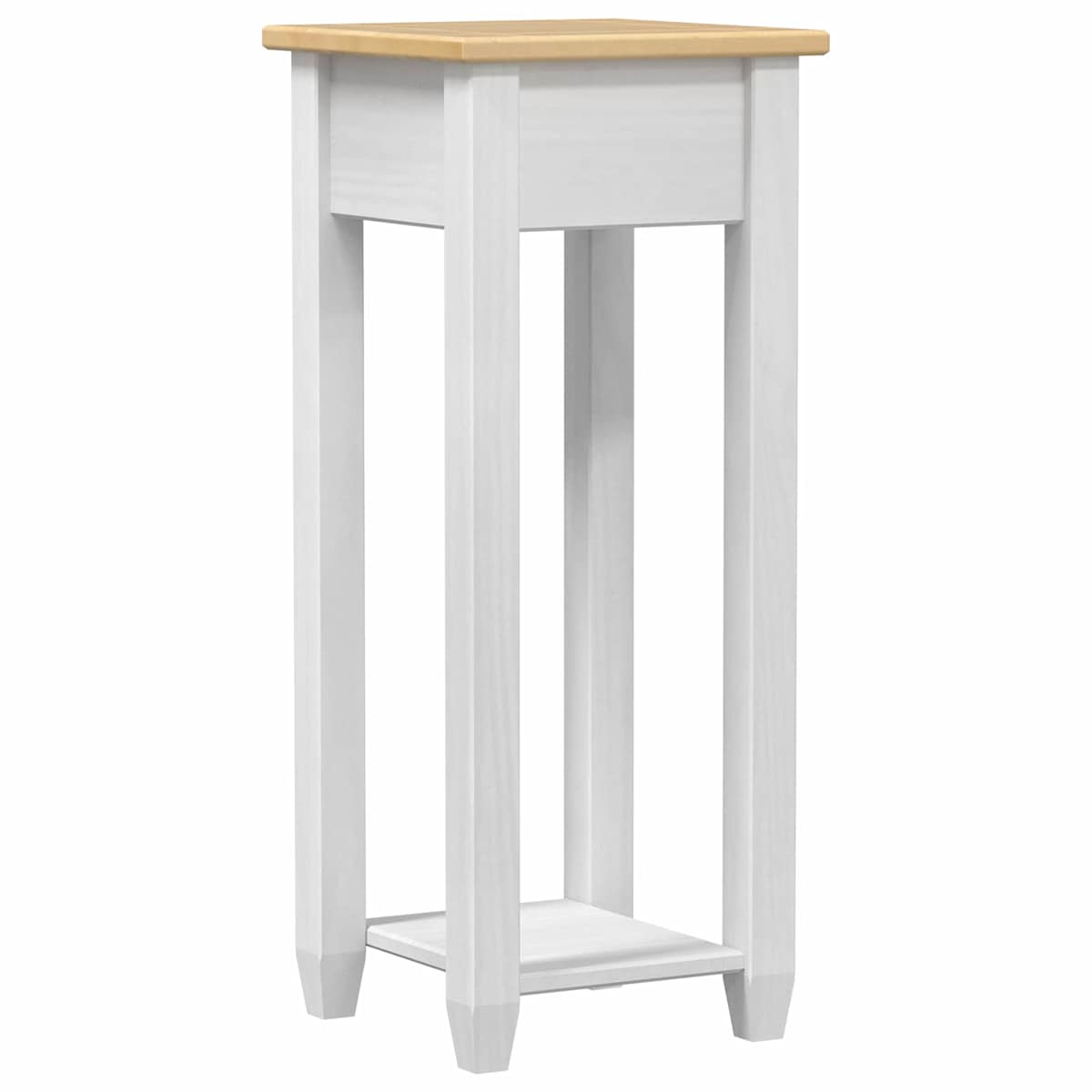 Planteholder 30 x 30 x 73 cm Massivt fyrretræ - Billede 6