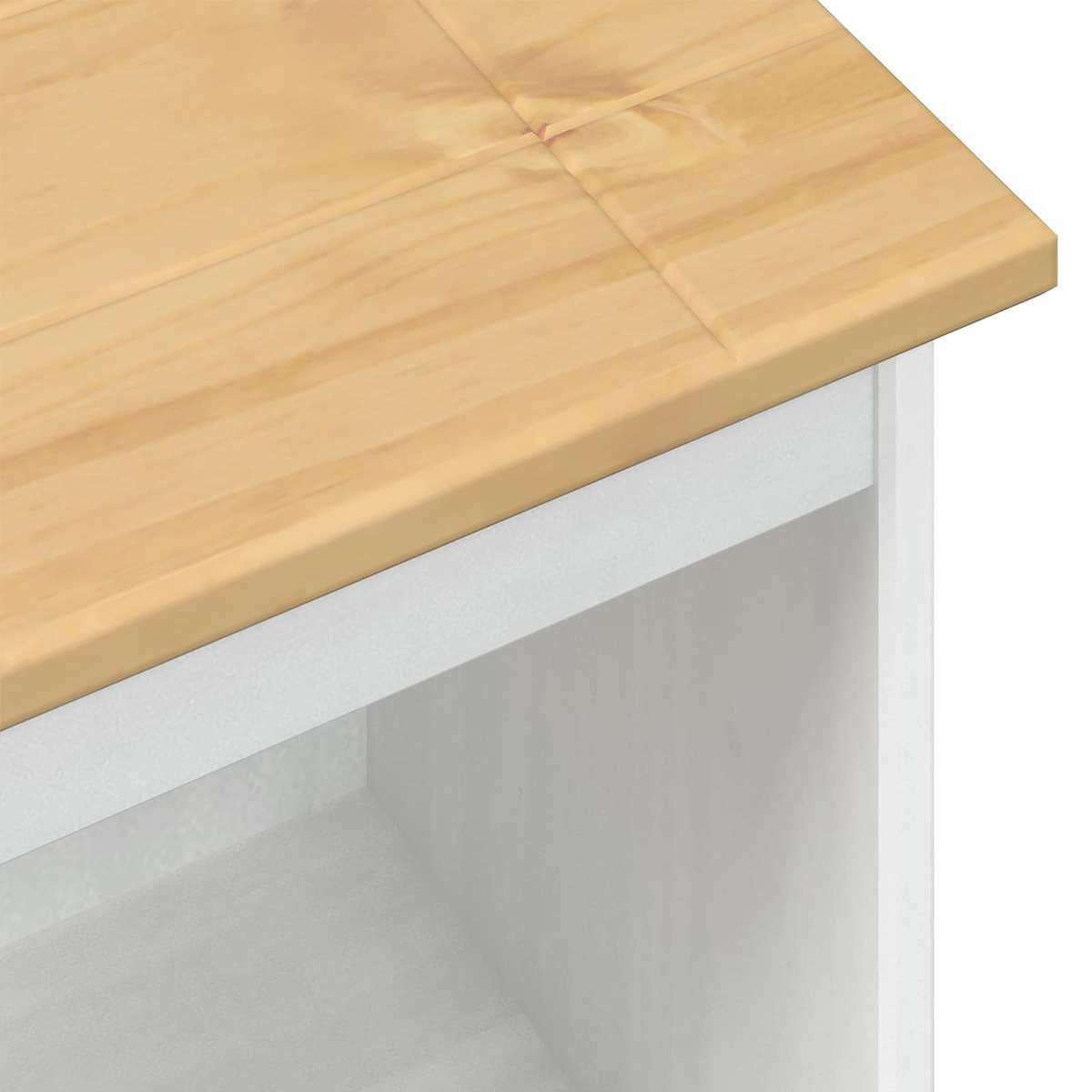 Bogreol 46 x 29 x 100 cm Massiv fyrretræ - Billede 7
