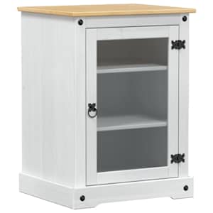 vidaXL HiFi kapp Valge 60 x 50 x 82 cm Tahke m&auml;nd