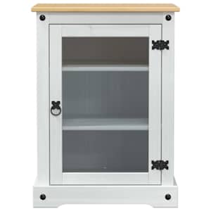 HiFi skříň Bílá 60 x 50 x 82 cm Masivní borové dřevo - obrázek 4