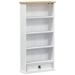vidaXL CD kapp Valge 52 x 17.5 x 103 cm Tahke m&auml;nd
