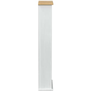CD kabinet Bílá 52 x 17.5 x 103 cm Masivní borové dřevo - obrázek 5