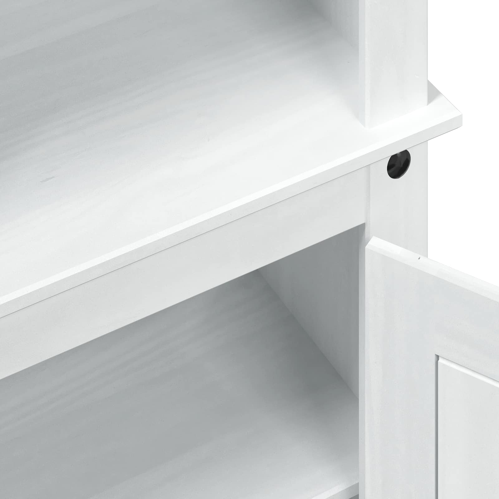 Hoge kast Wit 74 x 38 x 170 cm Massief grenenhout image 7