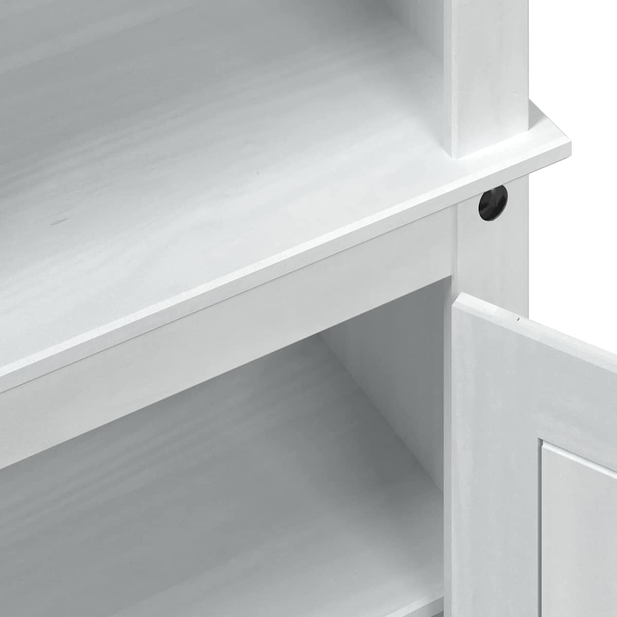 Sko skab med hylde 86 x 38,5 x 108 cm Massiv fyrretræ - Billede 7