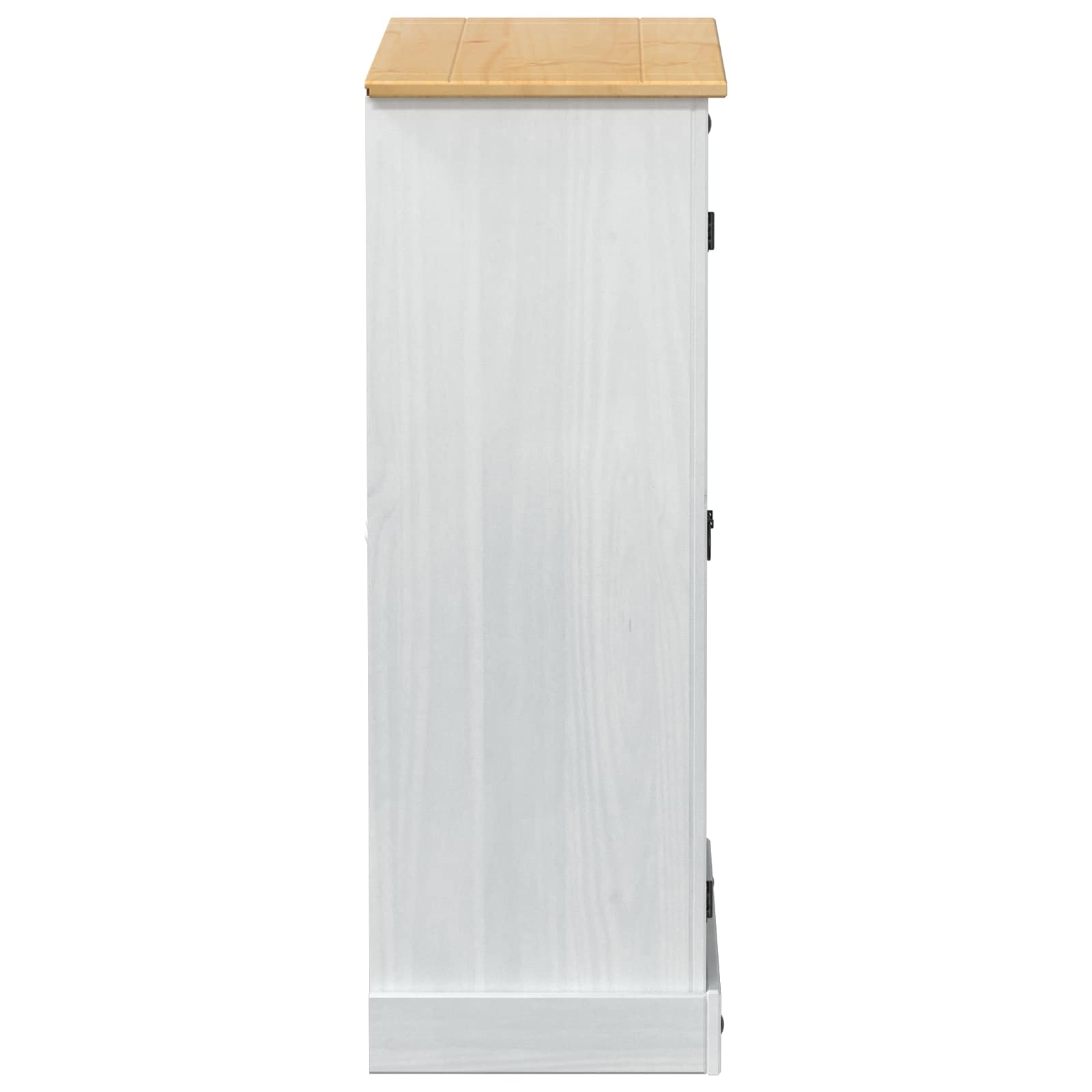 Omara za čevlje Bela 86 x 38.5 x 1080 cm Masivno borovo les - slika 5