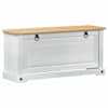 vidaXL Kinga kapp CORONA 99 x 32 x 47 cm Tahke m&auml;nd Valge