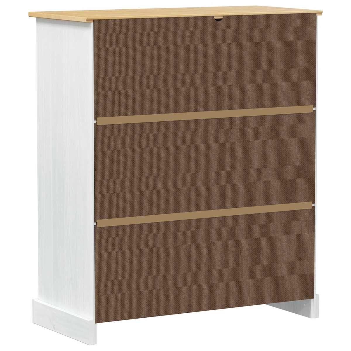 Vinskab 97 x 45 x 114 cm Massiv fyrretræ - Billede 6