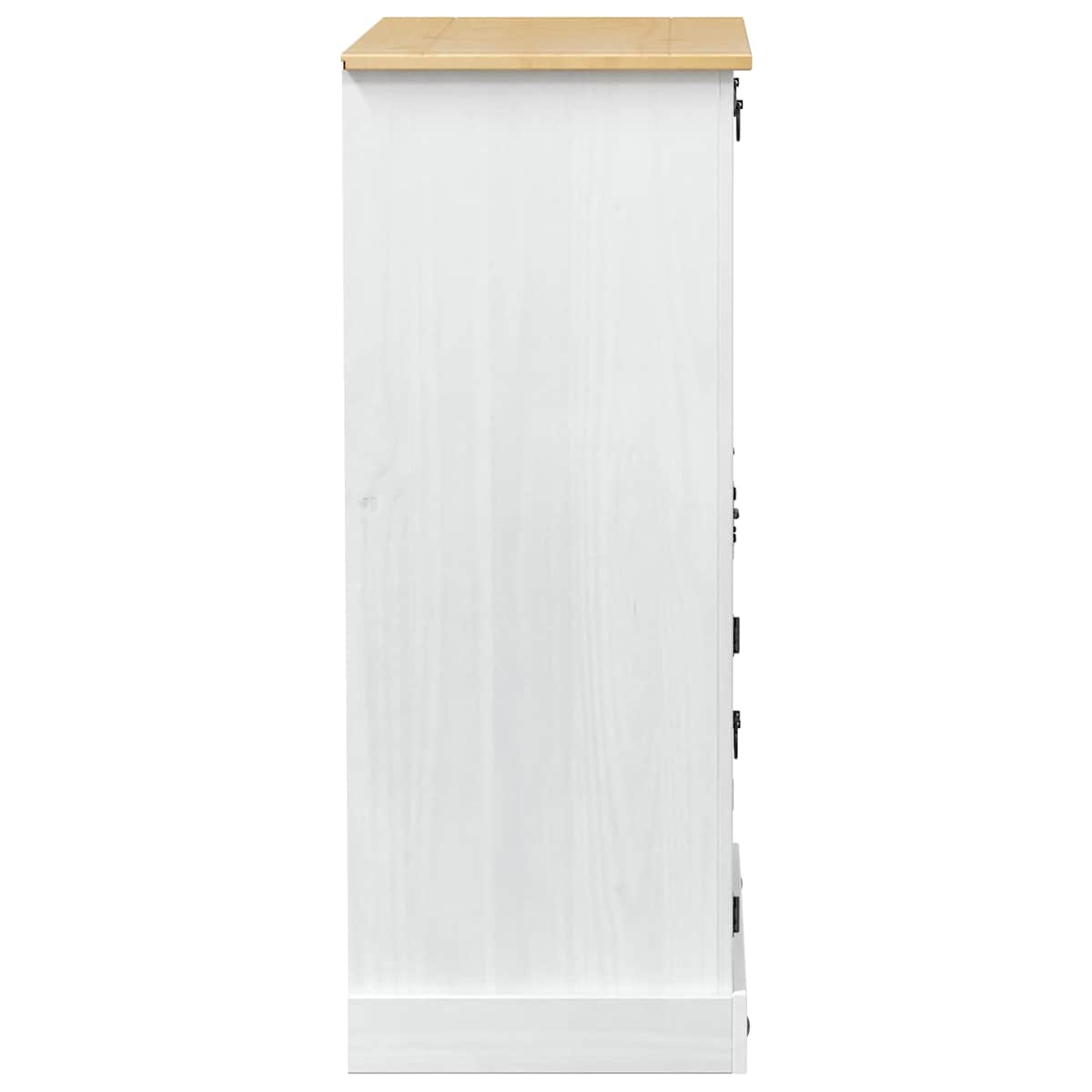 Vinskab 97 x 45 x 114 cm Massiv fyrretræ - Billede 5