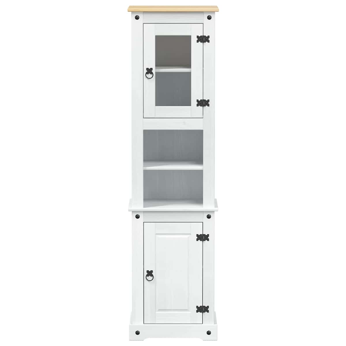Badeværelsesskab 50 x 40 x 185 cm Massiv fyrretræ - Billede 4
