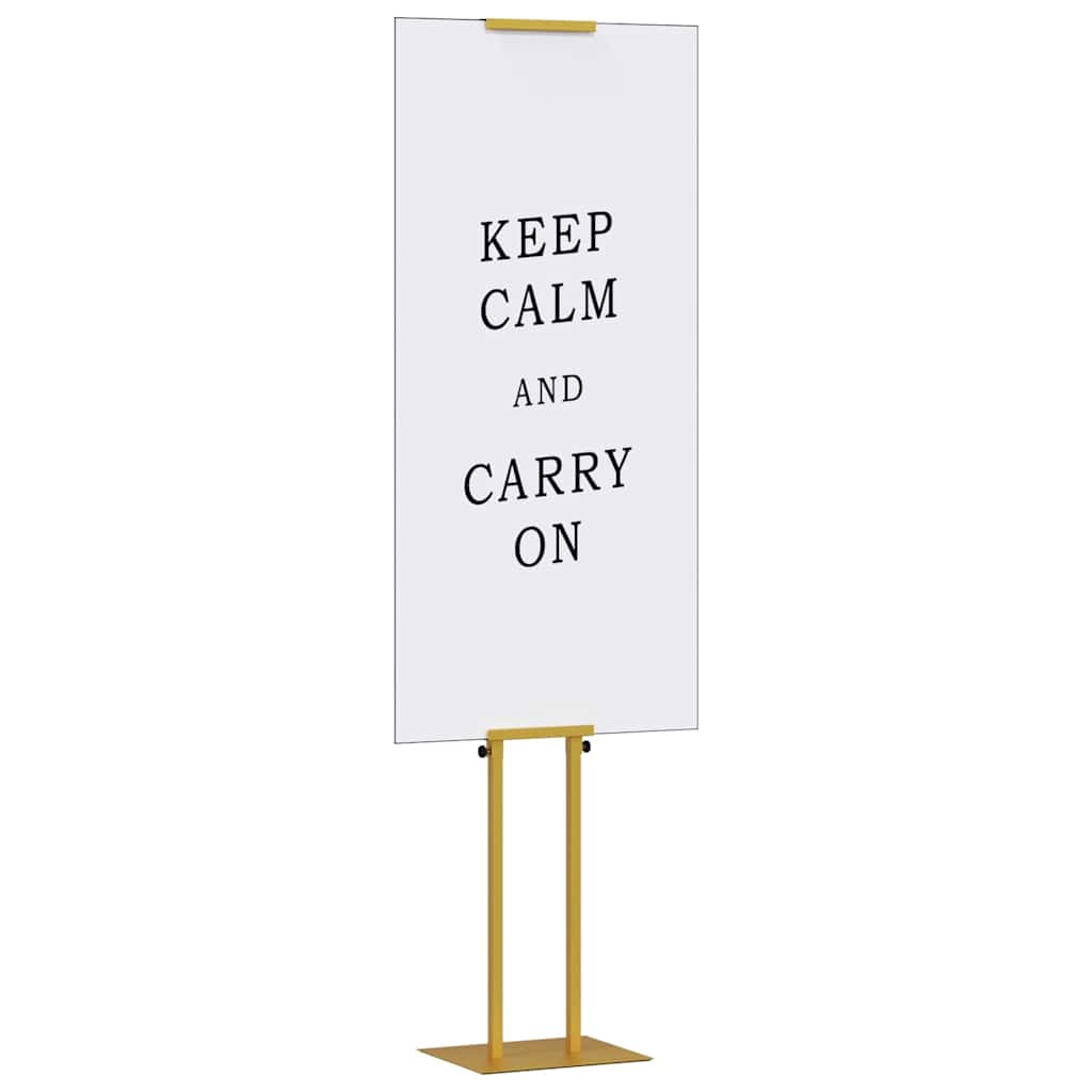 Thumbnail - vidaXL Messestände Gold 30 x 23,5 x 210 cm Stahl