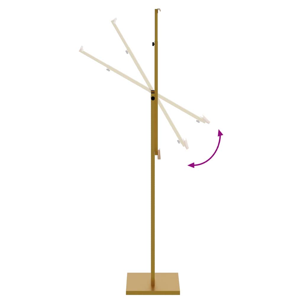 Kiállító Állvány Arany 26,5 x 26,5 x 127 cm Acél