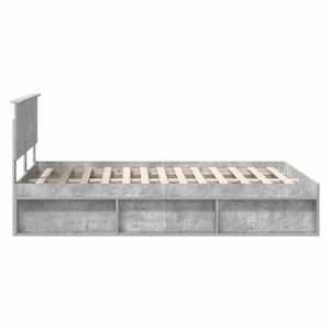 Rám postele s čelo Beton 160 x 200 cm Kompozitní dřevo - obrázek 8
