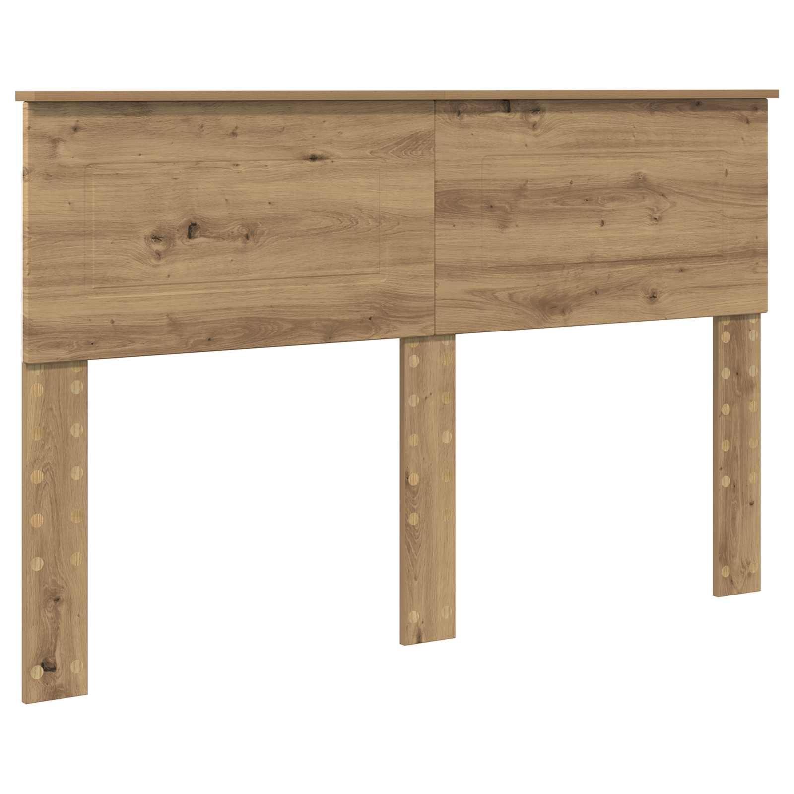 Bedframe Ambachtelijk eiken 140 x 190 cm Bewerkt hout | luizaXL | Dé meubelwinkel voor elk interieur Bedframe Ambachtelijk eiken 140 x 190 cm Bewerkt hout - Afbeelding 6