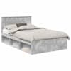 vidaXL Voodi raam peaga Betoon 120 x 190 cm Tehispuit