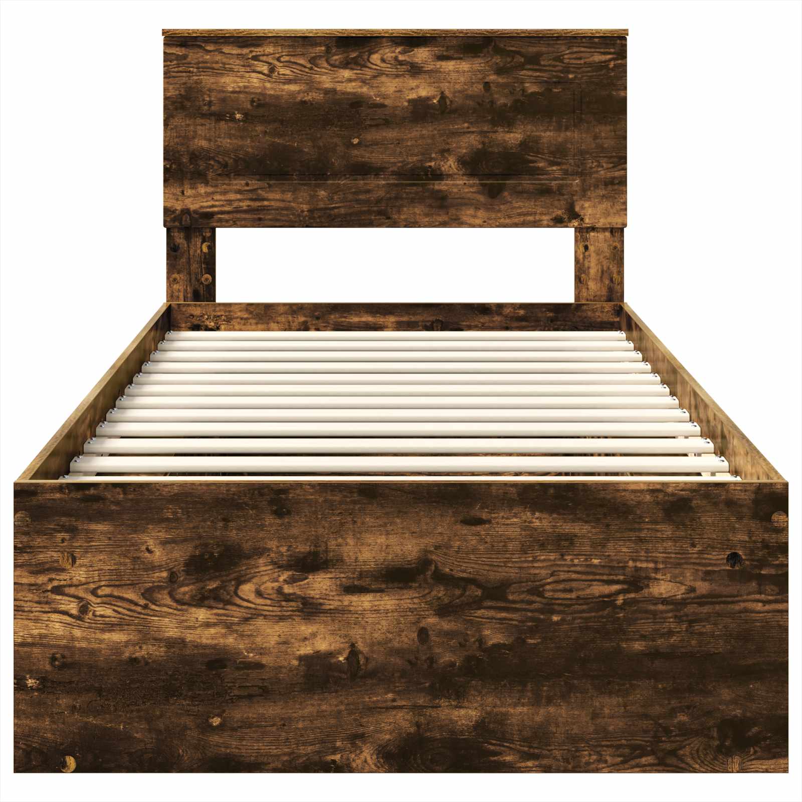 Voodi raam peaga Suitsetatud tamm 100 x 200 cm Tehispuit 7 Kõik vajalik sinu aeda ja koju! Voodi raam peaga Suitsetatud tamm 100 x 200 cm Tehispuit - Image 7