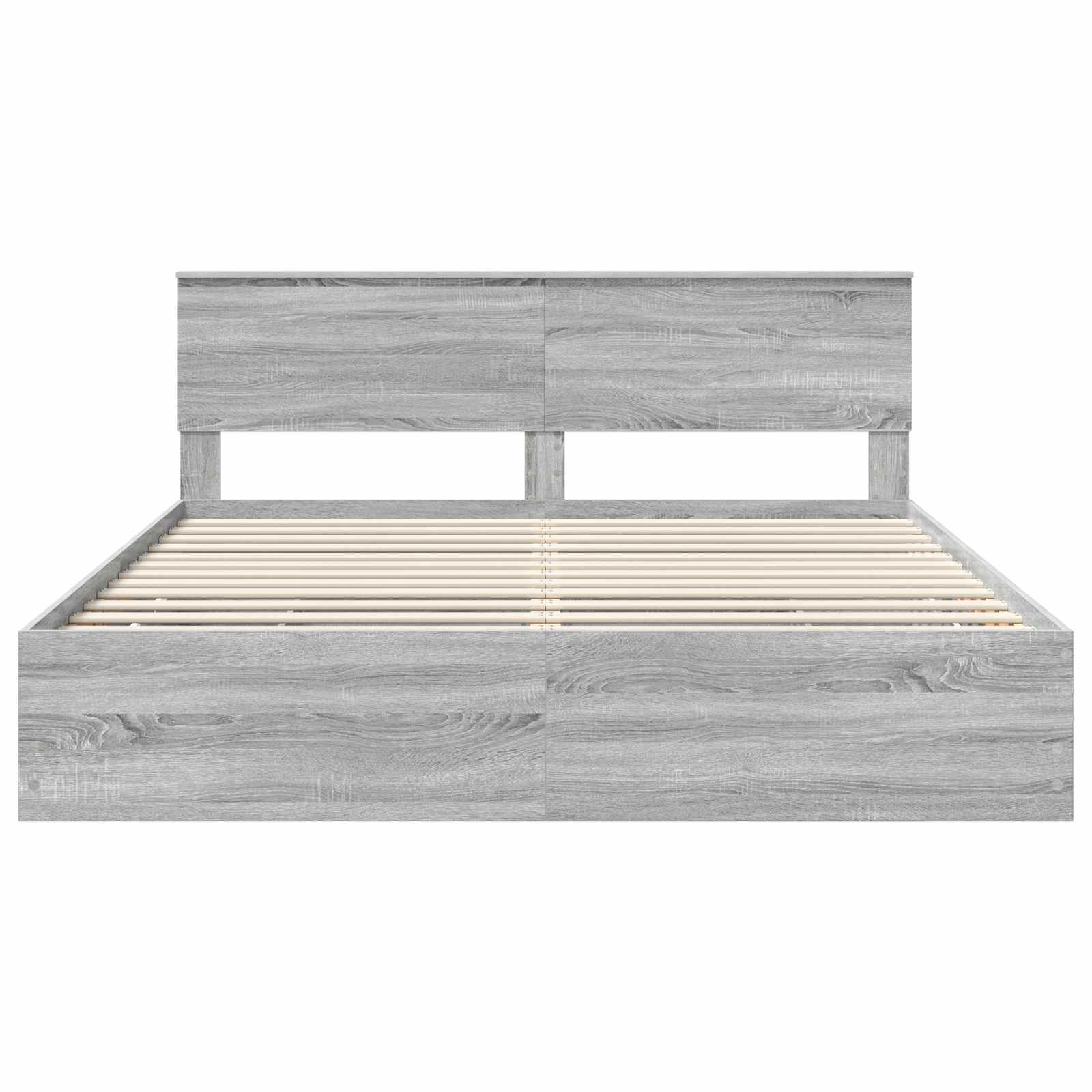 Voodi raam sahtliga peaga Hall Sonoma 200 x 200 cm Inseneripuit 123 Kõik vajalik sinu aeda ja koju! Voodi raam sahtliga peaga Hall Sonoma 200 x 200 cm Inseneripuit - Image 8