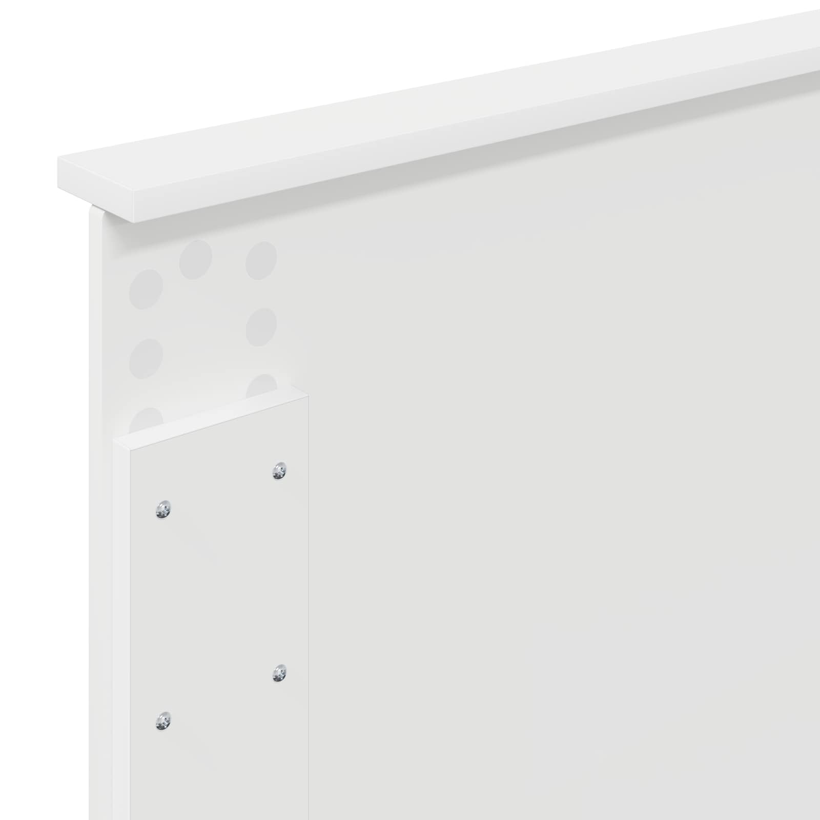 Konstrukcija postelje Bela 90 x 190 cm Inženirsko leseno - slika 12