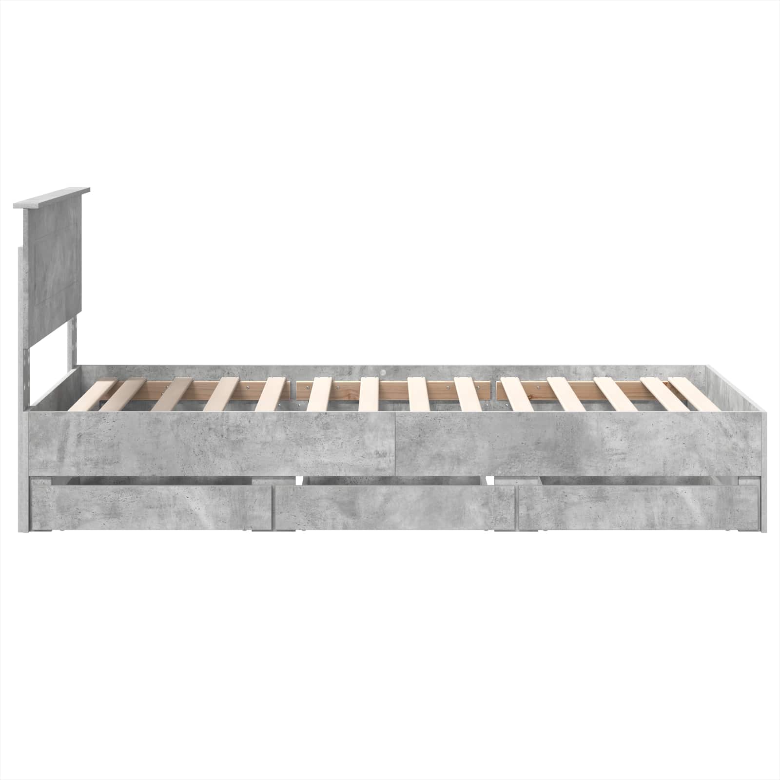 Voodi raam sahtliga peaga Betoonhall 90 x 200 cm Inseneripuit 193 Kõik vajalik sinu aeda ja koju! Voodi raam sahtliga peaga Betoonhall 90 x 200 cm Inseneripuit - Image 9