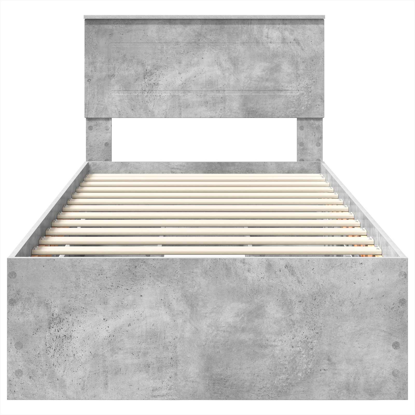 Voodi raam sahtliga peaga Betoonhall 75 x 190 cm Inseneripuit 192 Kõik vajalik sinu aeda ja koju! Voodi raam sahtliga peaga Betoonhall 75 x 190 cm Inseneripuit - Image 8