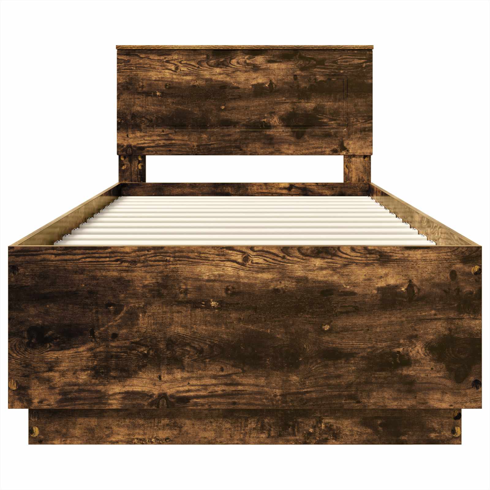 Voodi raam peaga Suitsetatud tamm 100 x 200 cm Tehispuit 31 Kõik vajalik sinu aeda ja koju! Voodi raam peaga Suitsetatud tamm 100 x 200 cm Tehispuit - Image 8