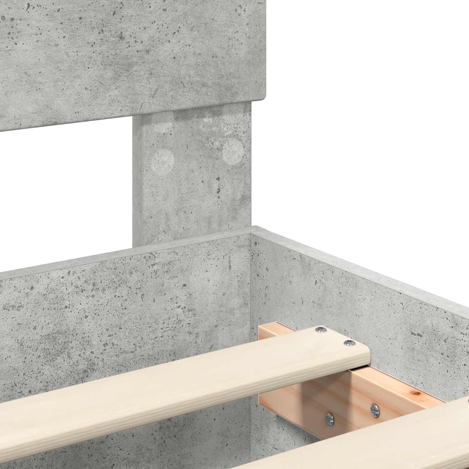 Voodi raam LED -ribatuledega Betoonhall 90 x 190 cm Tehispuit 11 Kõik vajalik sinu aeda ja koju! Voodi raam LED -ribatuledega Betoonhall 90 x 190 cm Tehispuit - Image 11