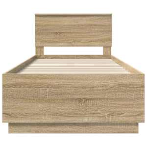 Rám postele s čelo Sonoma dub 70 x 190 cm kompozitní dřevo - obrázek 8