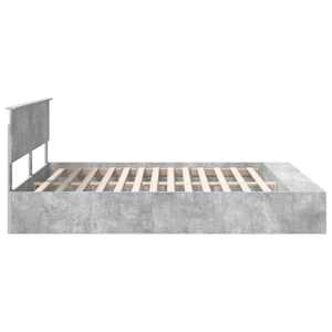Rám postele s čelo Betonově šedá 180 x 200 cm kompozitní dřevo - obrázek 8