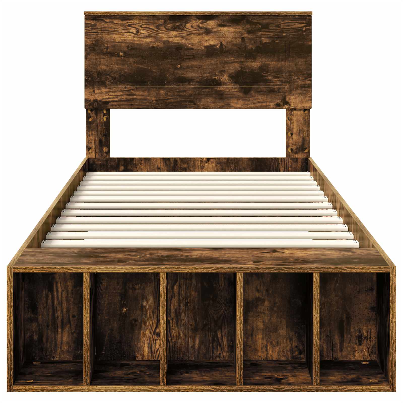 Voodi raam riiuliga Suitsetatud tamm 90 x 190 cm Tehispuit 7 Kõik vajalik sinu aeda ja koju! Voodi raam riiuliga Suitsetatud tamm 90 x 190 cm Tehispuit - Image 7