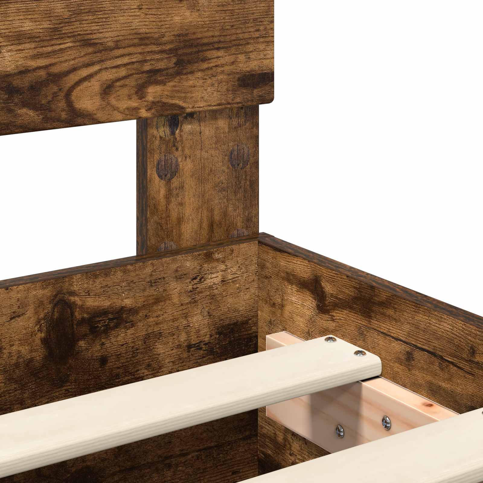 Voodi raam riiuliga Suitsetatud tamm 90 x 200 cm Tehispuit 10 Kõik vajalik sinu aeda ja koju! Voodi raam riiuliga Suitsetatud tamm 90 x 200 cm Tehispuit - Image 10