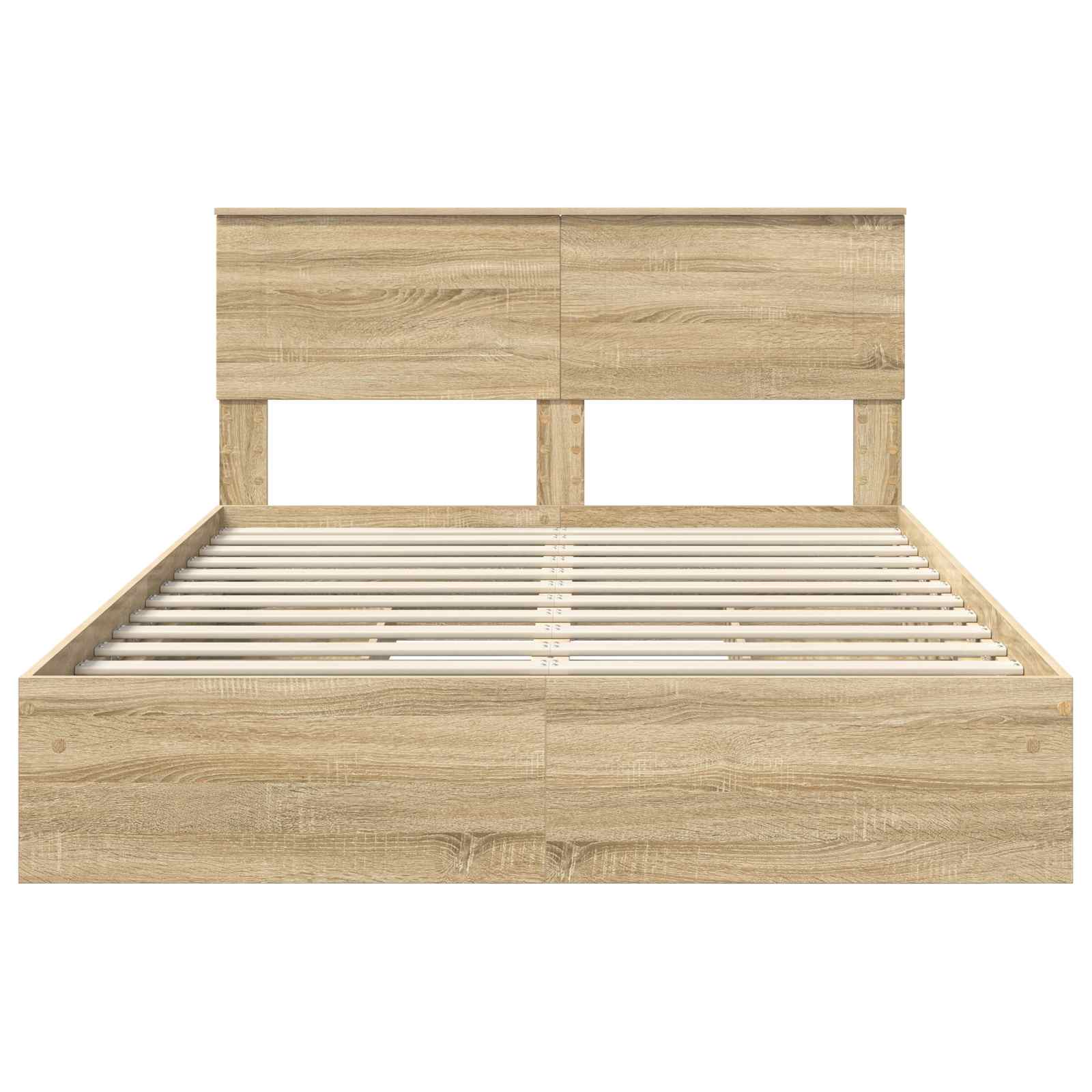 Opslag bed met lade Sonoma Eiken 140 x 190 cm Bewerkt hout | luizaXL | Dé meubelwinkel voor elk interieur Opslag bed met lade Sonoma Eiken 140 x 190 cm Bewerkt hout - Afbeelding 8