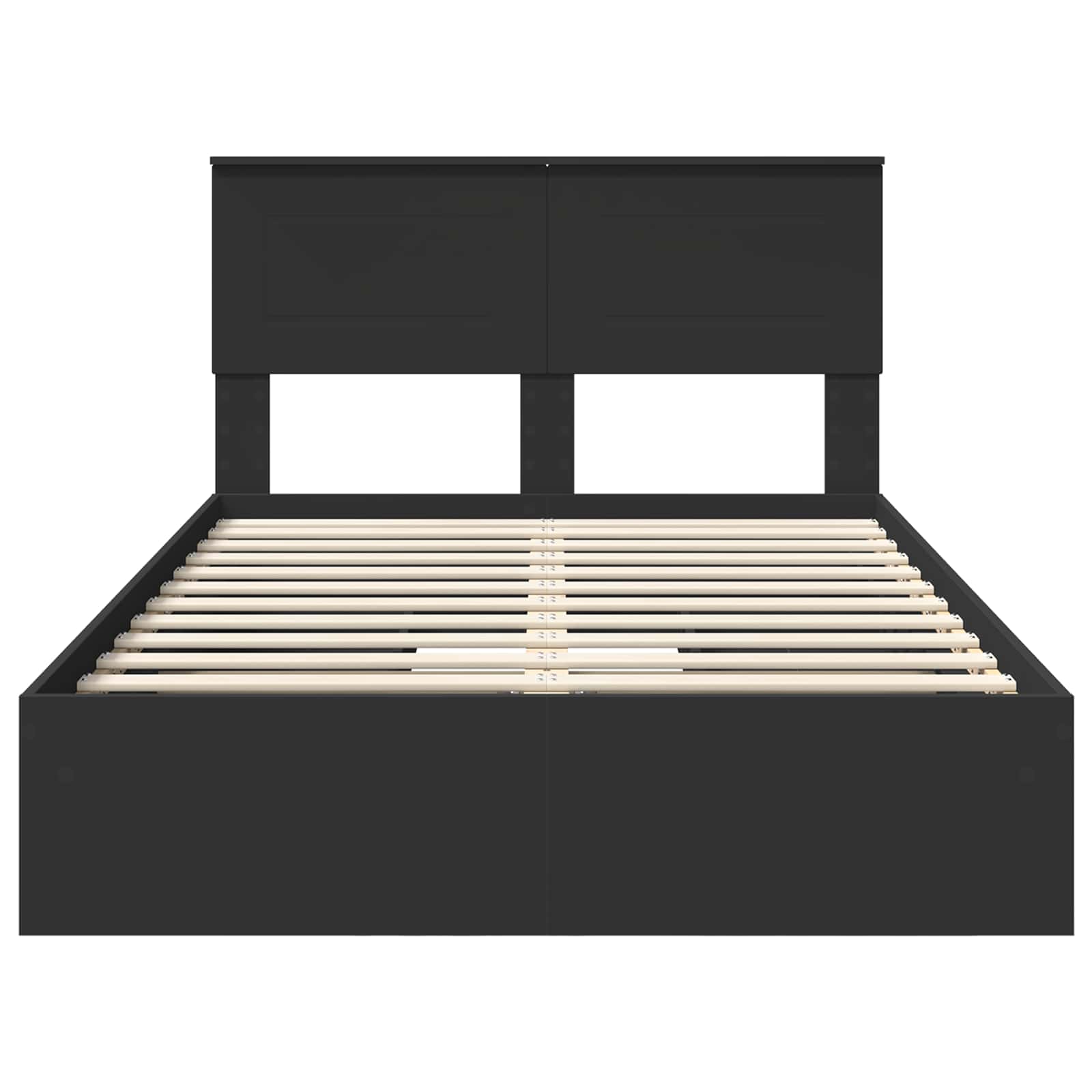 Laos voodi peaga sahtliga Must 135 x 190 cm Tehispuit 8 Kõik vajalik sinu aeda ja koju! Laos voodi peaga sahtliga Must 135 x 190 cm Tehispuit - Image 8