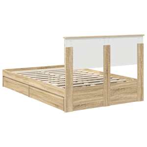 Postel s úložným prostorem s čelo Sonoma dub 120 x 190 cm - obrázek 10