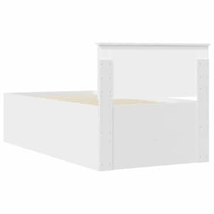 Daybed se zásuvkou Bílá a černá 100 x 200 cm kompozitní dřevo - obrázek 10